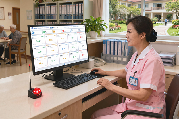 集中监护管理测温系统